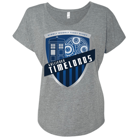 T-Shirts Premium Heather / X-Small Gallifrey Timelords Triblend Dolman Sleeve
