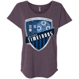 T-Shirts Vintage Purple / X-Small Gallifrey Timelords Triblend Dolman Sleeve