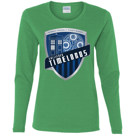 T-Shirts Irish Green / S Gallifrey Timelords Women's Long Sleeve T-Shirt