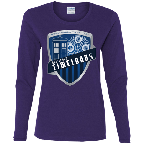 T-Shirts Purple / S Gallifrey Timelords Women's Long Sleeve T-Shirt