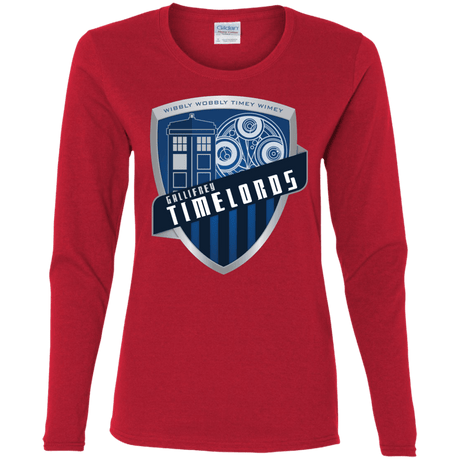 T-Shirts Red / S Gallifrey Timelords Women's Long Sleeve T-Shirt