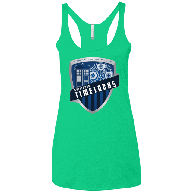 T-Shirts Envy / X-Small Gallifrey Timelords Women's Triblend Racerback Tank