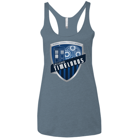 T-Shirts Indigo / X-Small Gallifrey Timelords Women's Triblend Racerback Tank