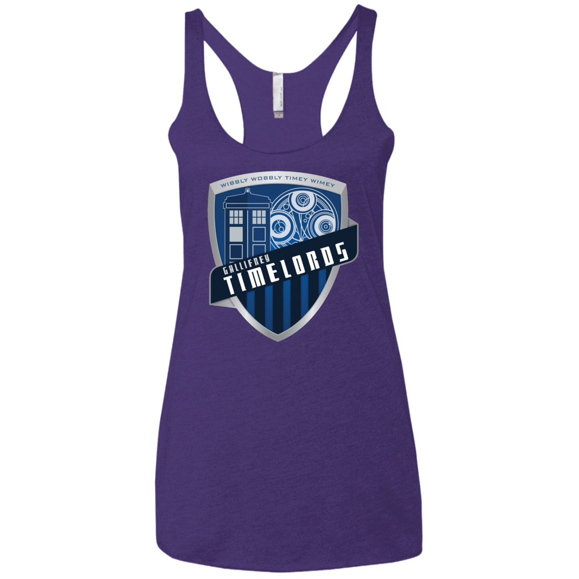 T-Shirts Purple Rush / X-Small Gallifrey Timelords Women's Triblend Racerback Tank