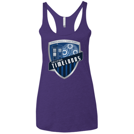 T-Shirts Purple Rush / X-Small Gallifrey Timelords Women's Triblend Racerback Tank