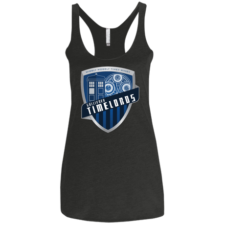 T-Shirts Vintage Black / X-Small Gallifrey Timelords Women's Triblend Racerback Tank