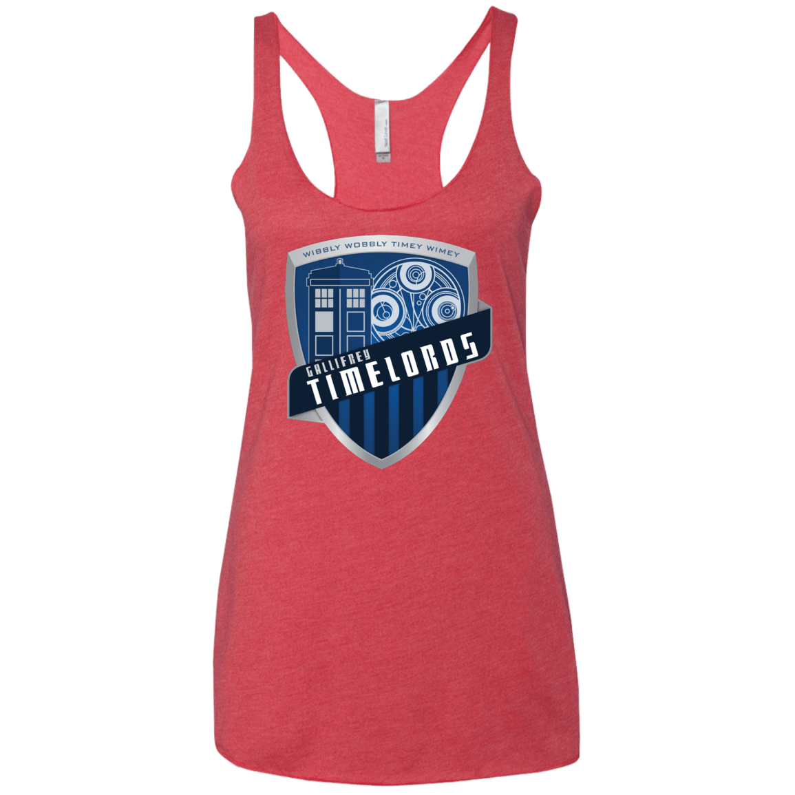 T-Shirts Vintage Red / X-Small Gallifrey Timelords Women's Triblend Racerback Tank