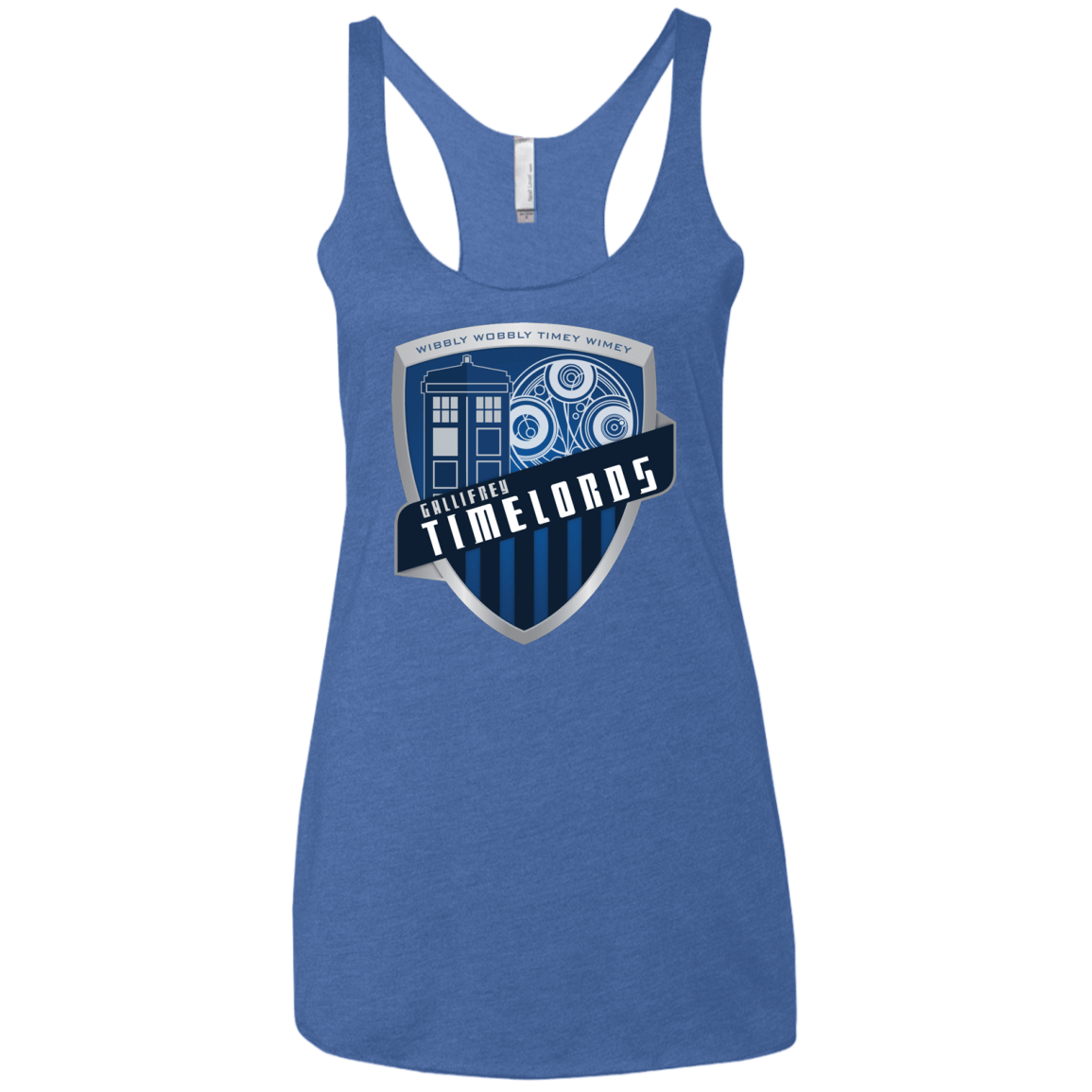 T-Shirts Vintage Royal / X-Small Gallifrey Timelords Women's Triblend Racerback Tank