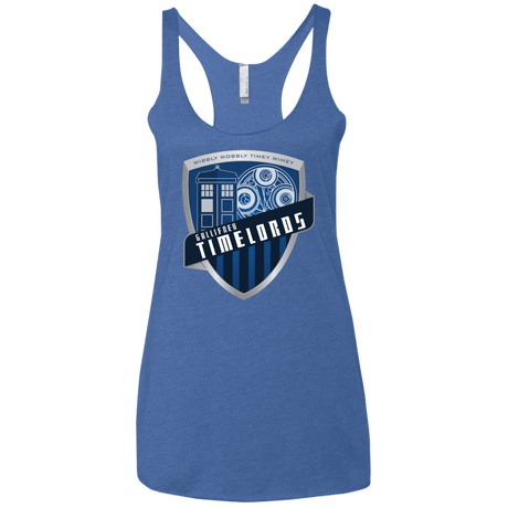 T-Shirts Vintage Royal / X-Small Gallifrey Timelords Women's Triblend Racerback Tank