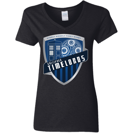 T-Shirts Black / S Gallifrey Timelords Women's V-Neck T-Shirt