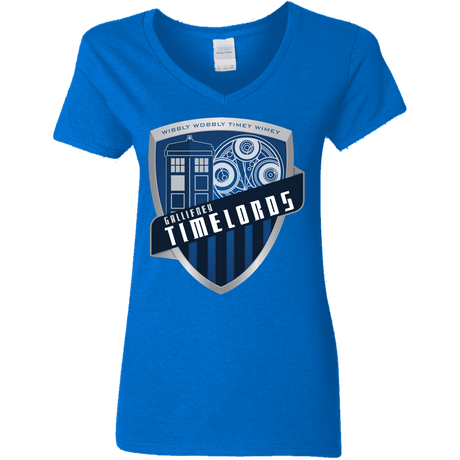 T-Shirts Royal / S Gallifrey Timelords Women's V-Neck T-Shirt