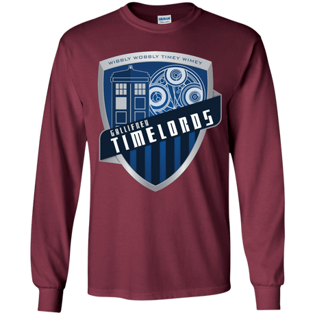 T-Shirts Maroon / YS Gallifrey Timelords Youth Long Sleeve T-Shirt