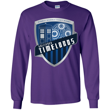 T-Shirts Purple / YS Gallifrey Timelords Youth Long Sleeve T-Shirt