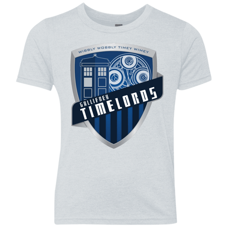 T-Shirts Heather White / YXS Gallifrey Timelords Youth Triblend T-Shirt