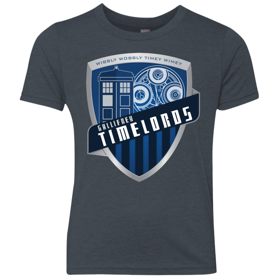 T-Shirts Vintage Navy / YXS Gallifrey Timelords Youth Triblend T-Shirt