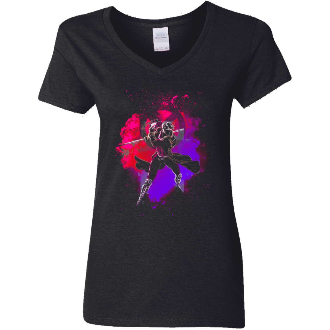 T-Shirts Black / S Gambit Soul Women's V-Neck T-Shirt