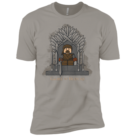 T-Shirts Light Grey / YXS Game of Blocks Boys Premium T-Shirt