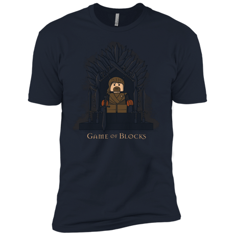 T-Shirts Midnight Navy / YXS Game of Blocks Boys Premium T-Shirt