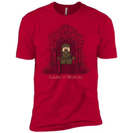 T-Shirts Red / YXS Game of Blocks Boys Premium T-Shirt