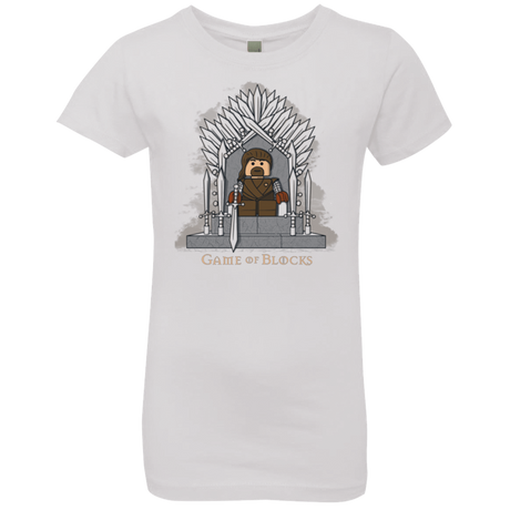 T-Shirts White / YXS Game of Blocks Girls Premium T-Shirt