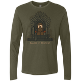 T-Shirts Military Green / Small Game of Blocks Men's Premium Long Sleeve