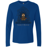 T-Shirts Royal / Small Game of Blocks Men's Premium Long Sleeve