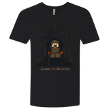 T-Shirts Black / X-Small Game of Blocks Men's Premium V-Neck
