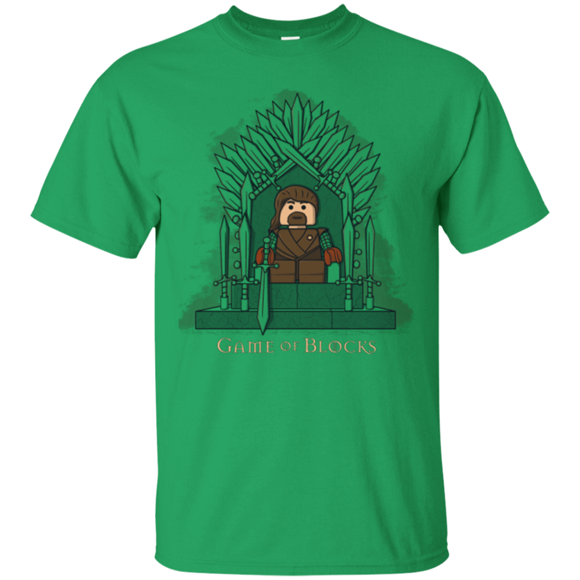 T-Shirts Irish Green / Small Game of Blocks T-Shirt
