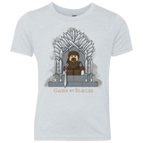 T-Shirts Heather White / YXS Game of Blocks Youth Triblend T-Shirt