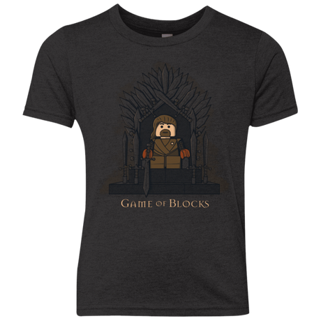 T-Shirts Vintage Black / YXS Game of Blocks Youth Triblend T-Shirt
