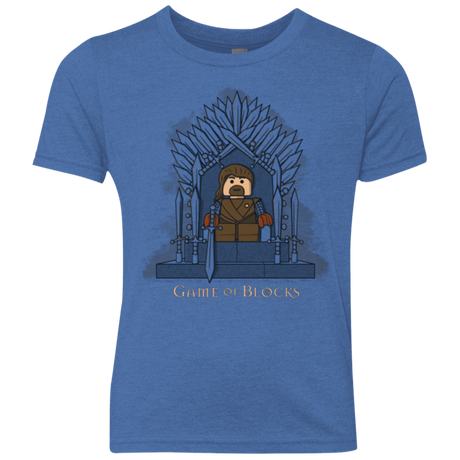 T-Shirts Vintage Royal / YXS Game of Blocks Youth Triblend T-Shirt
