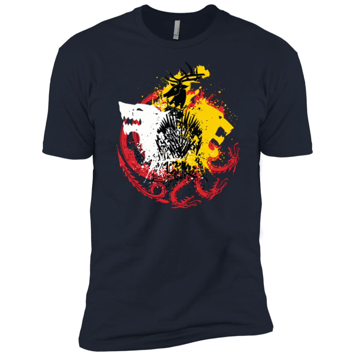 T-Shirts Midnight Navy / YXS GAME OF COLORS Boys Premium T-Shirt