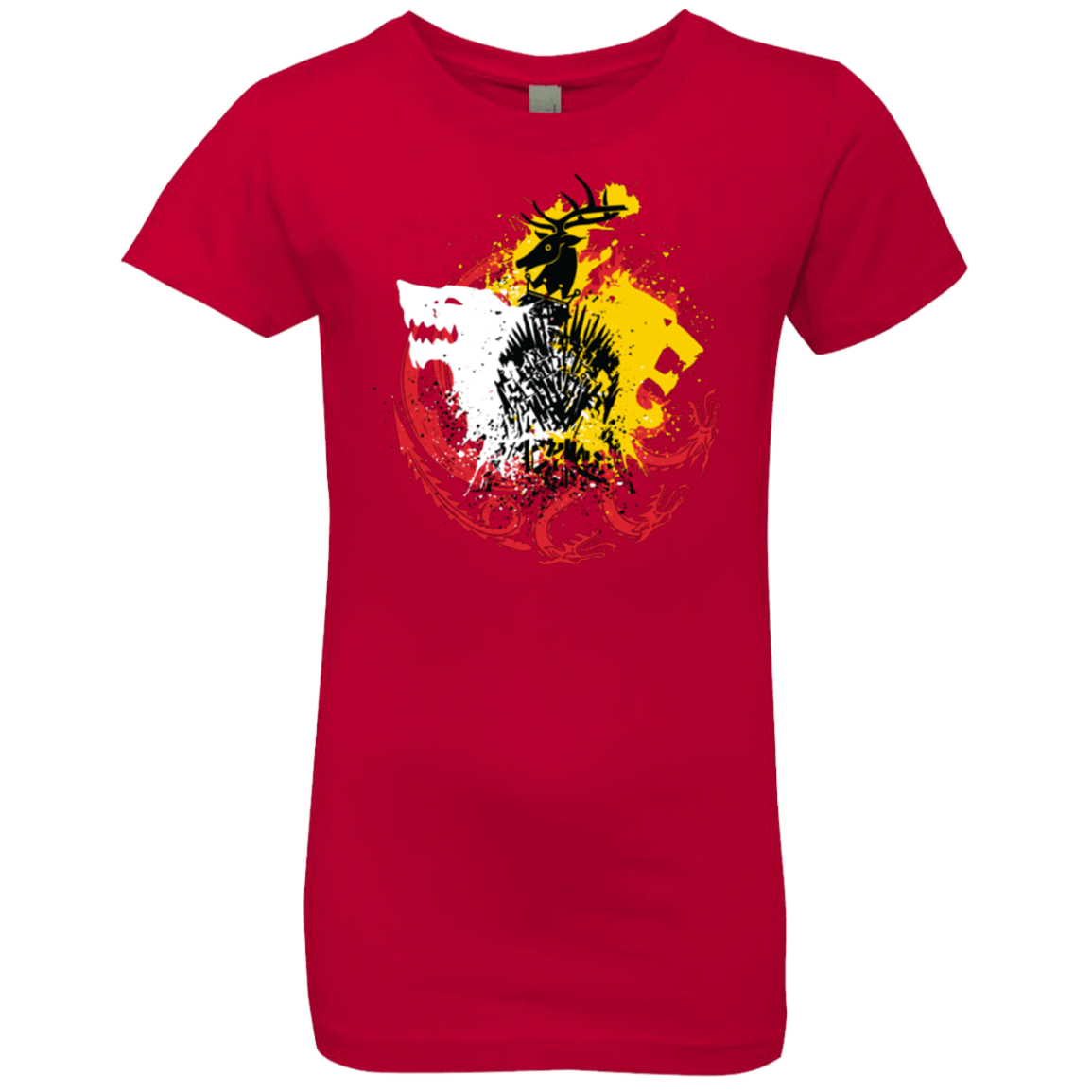 T-Shirts Red / YXS GAME OF COLORS Girls Premium T-Shirt