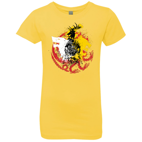T-Shirts Vibrant Yellow / YXS GAME OF COLORS Girls Premium T-Shirt