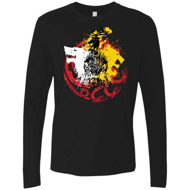 T-Shirts Black / Small GAME OF COLORS Men's Premium Long Sleeve