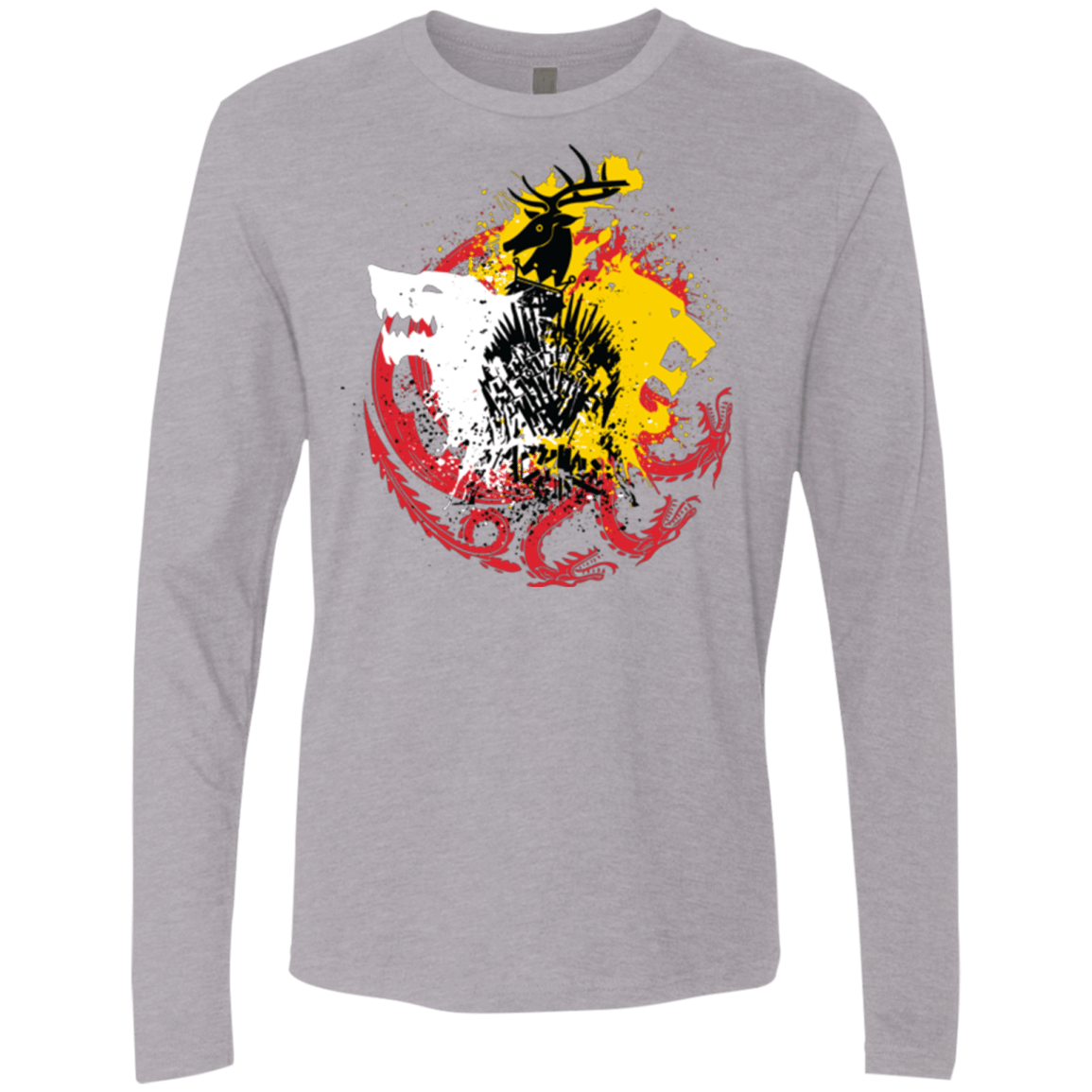 T-Shirts Heather Grey / Small GAME OF COLORS Men's Premium Long Sleeve