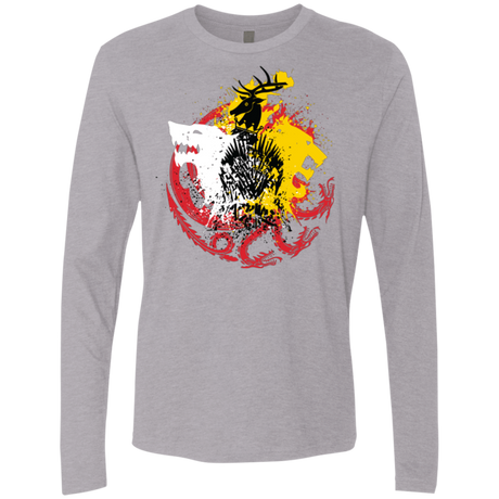 T-Shirts Heather Grey / Small GAME OF COLORS Men's Premium Long Sleeve