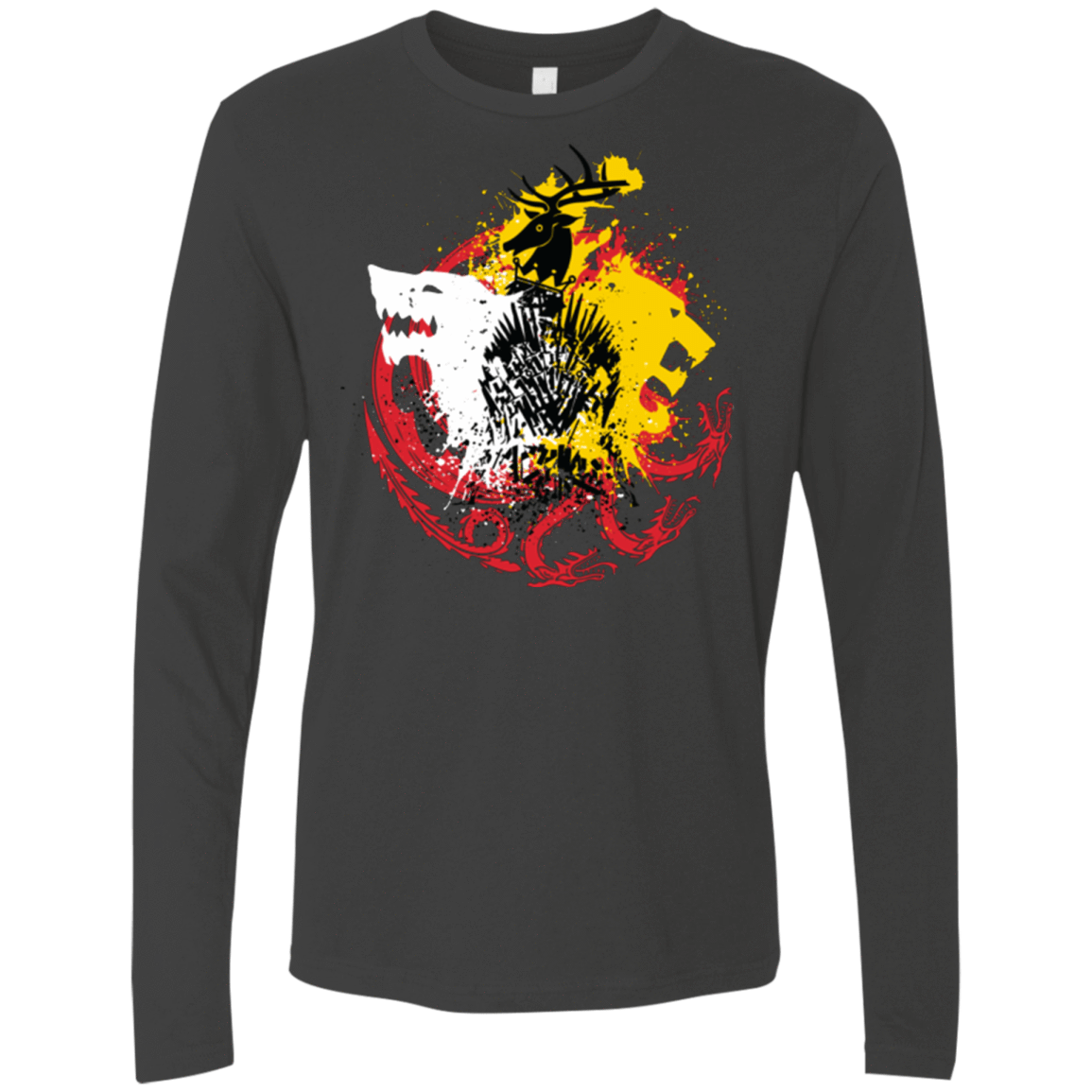 T-Shirts Heavy Metal / Small GAME OF COLORS Men's Premium Long Sleeve