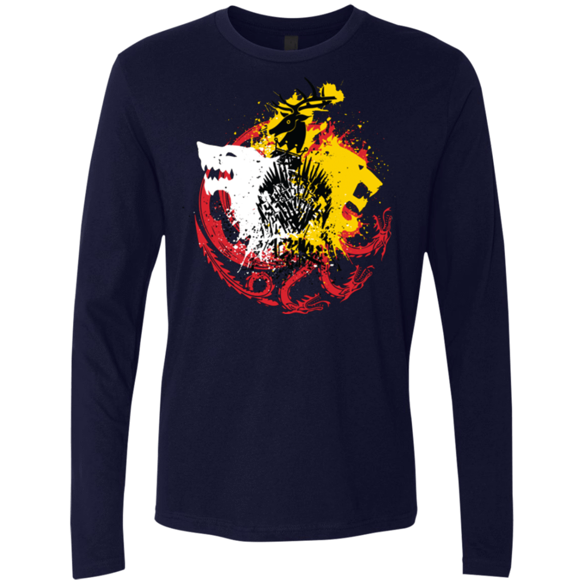 T-Shirts Midnight Navy / Small GAME OF COLORS Men's Premium Long Sleeve