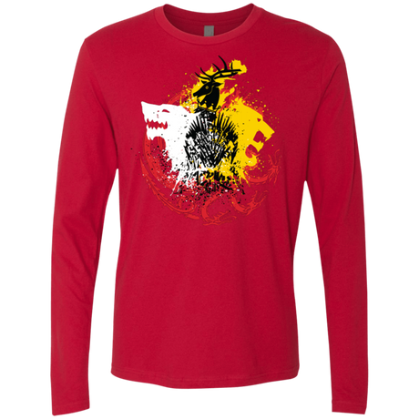 T-Shirts Red / Small GAME OF COLORS Men's Premium Long Sleeve