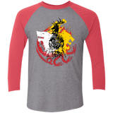 T-Shirts Premium Heather/ Vintage Red / X-Small GAME OF COLORS Men's Triblend 3/4 Sleeve