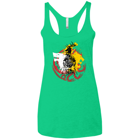 T-Shirts Envy / X-Small GAME OF COLORS Women's Triblend Racerback Tank