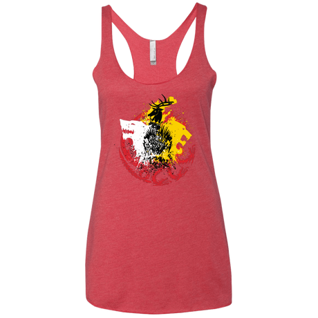 T-Shirts Vintage Red / X-Small GAME OF COLORS Women's Triblend Racerback Tank