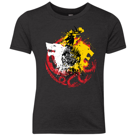 T-Shirts Vintage Black / YXS GAME OF COLORS Youth Triblend T-Shirt