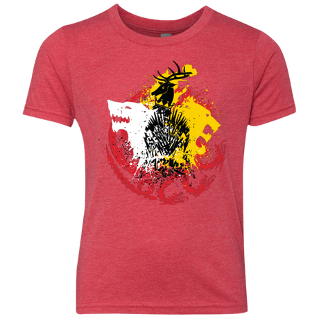 T-Shirts Vintage Red / YXS GAME OF COLORS Youth Triblend T-Shirt