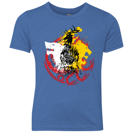 T-Shirts Vintage Royal / YXS GAME OF COLORS Youth Triblend T-Shirt