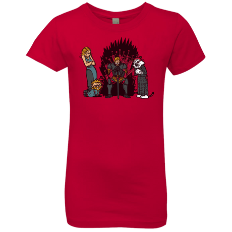 T-Shirts Red / YXS Game Of Conspiracy Girls Premium T-Shirt