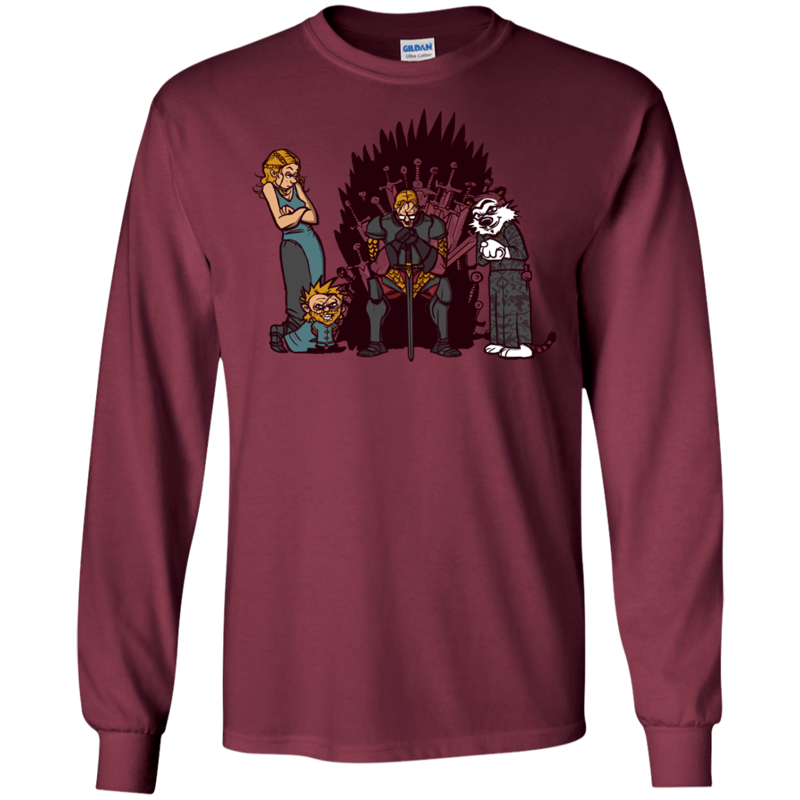 T-Shirts Maroon / S Game Of Conspiracy Men's Long Sleeve T-Shirt