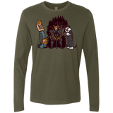 T-Shirts Military Green / S Game Of Conspiracy Men's Premium Long Sleeve