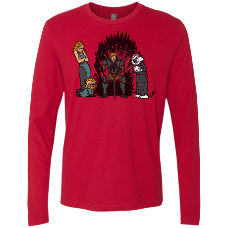 T-Shirts Red / S Game Of Conspiracy Men's Premium Long Sleeve